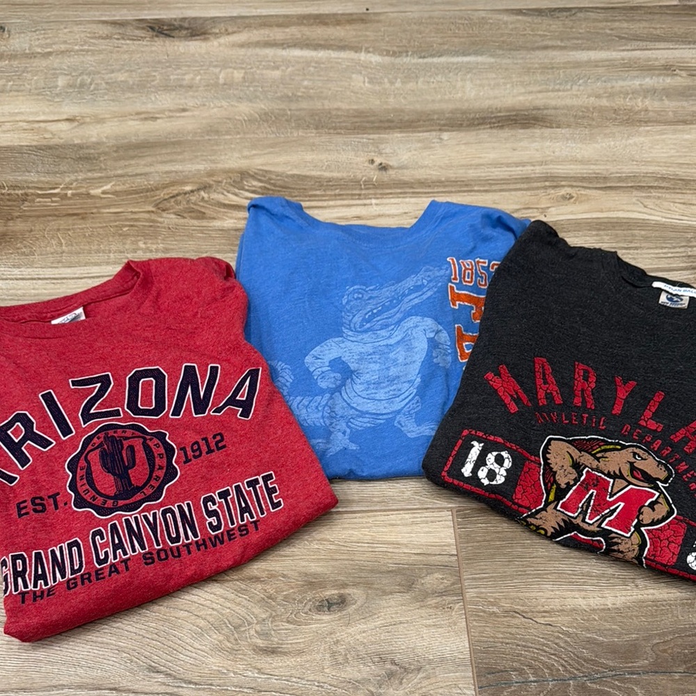 Comfort Colors Red and Blue Short Sleeve Tees